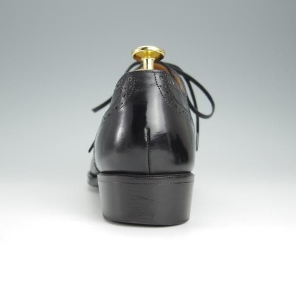 極上★シェットランドフォックス SIZE 6【定価￥70,400-★ケンジントン2/フルブローグ/012F】カーフ/黒/メンズ/Shetlandfox★h557