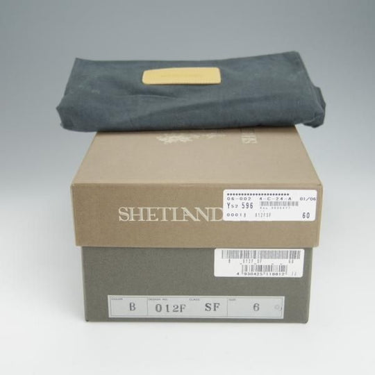 極上★シェットランドフォックス SIZE 6【定価￥70,400-★ケンジントン2/フルブローグ/012F】カーフ/黒/メンズ/Shetlandfox★h557
