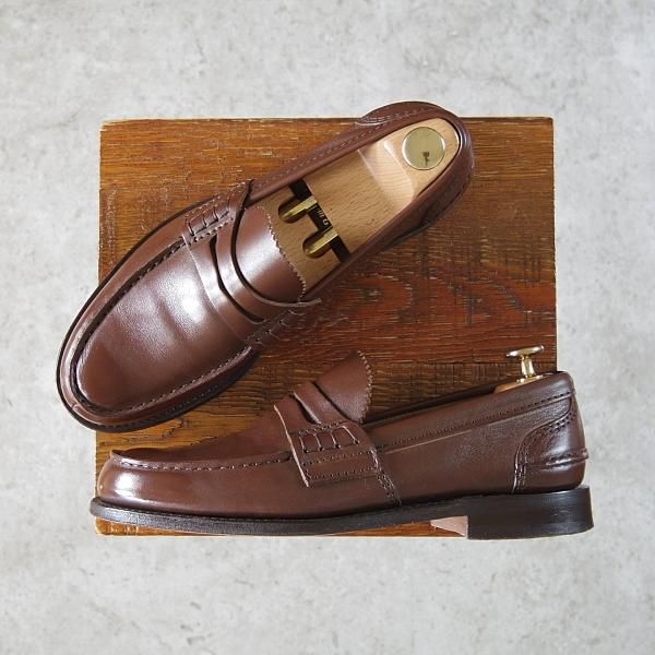 極上★チャーチ 60F/UK6【定価￥118,800-★コインローファー/Pembrey】126ラスト/ビーフロール/カーフ/COGNAC/茶/メンズ/Church's★h558