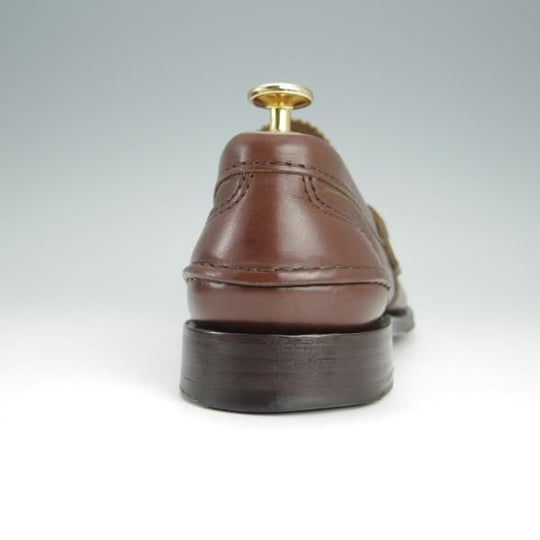 極上★チャーチ 60F/UK6【定価￥118,800-★コインローファー/Pembrey】126ラスト/ビーフロール/カーフ/COGNAC/茶/メンズ/Church's★h558