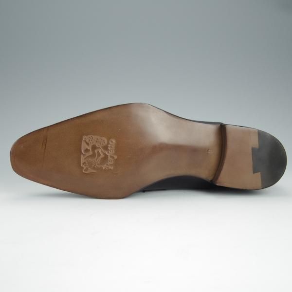 未使用★Perfetto/ペルフェット SIZE 8【グッドイヤーウェルテッド製法★ストレートチップ/9901S】カーフ/黒/メンズ★h559