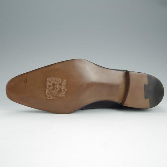 未使用★Perfetto/ペルフェット SIZE 8【グッドイヤーウェルテッド製法★ストレートチップ/9901S】カーフ/黒/メンズ★h559