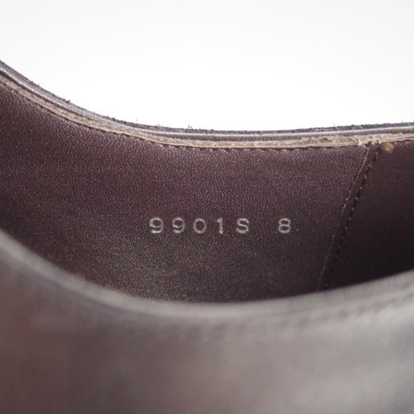 未使用★Perfetto/ペルフェット SIZE 8【グッドイヤーウェルテッド製法★ストレートチップ/9901S】カーフ/黒/メンズ★h559