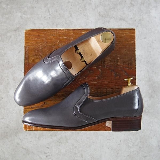 未使用★(伊)タニノクリスチー SIZE 6.5【デッドストック品★CERVINO/102317】センターエラスティック/カーフ/TANINO CRISCI★h561