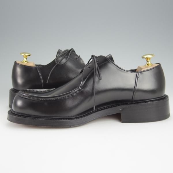 新品 PREMIATA プレミアータ Uチップ ローファー ラバーソール 革靴 プレミアータ SIZE 6【ブラックラピド製法☆Uチップ/TRAPPEUR