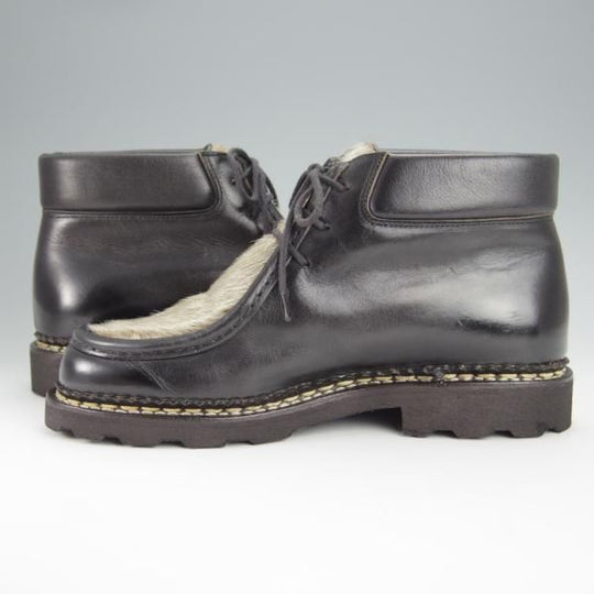 ほぼ試着程度★パラブーツ SIZE 39【貴重★フォック仕様(アザラシの毛皮)/MILLY】ミリー/チロリアンブーツ/カーフ/黒/Paraboot★h574