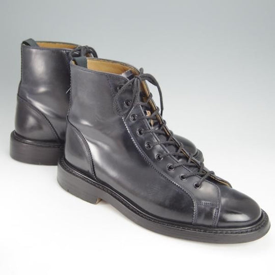 極上★トリッカーズ SIZE 8【現行定価15万円程度★コードバン/濃紺/モンキーブーツ】M6087/ダークネイビー/メンズ /Tricker's★h576
