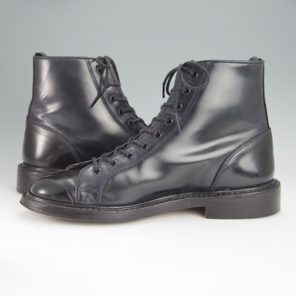 極上★トリッカーズ SIZE 8【現行定価15万円程度★コードバン/濃紺/モンキーブーツ】M6087/ダークネイビー/メンズ /Tricker's★h576