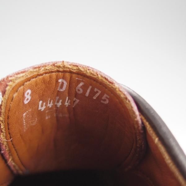 ★(米)アレンエドモンズ 8D【定価￥75,900-★Strand/ストランド】65ラスト/セミブローグ/カーフ/赤茶/メンズ/ALLEN EDMONDS★h579