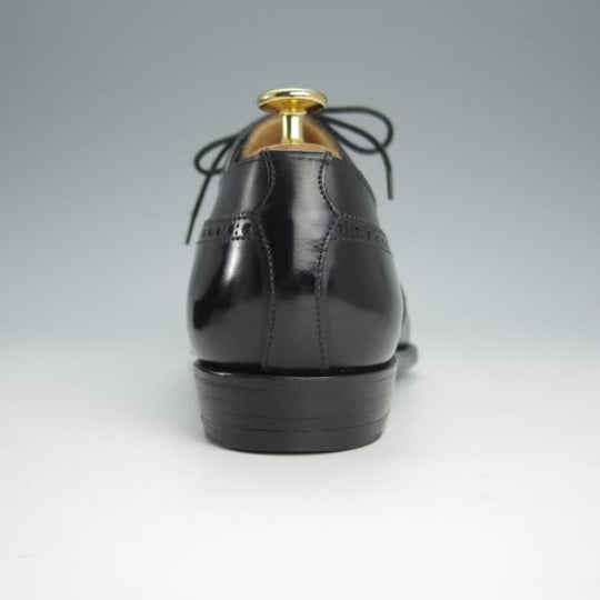 美品★クロケット&ジョーンズ 7.5E【ハンドグレードライン★FOXTON/フルブローグ】カーフ/黒/メンズ/Crockett&Jones★h580