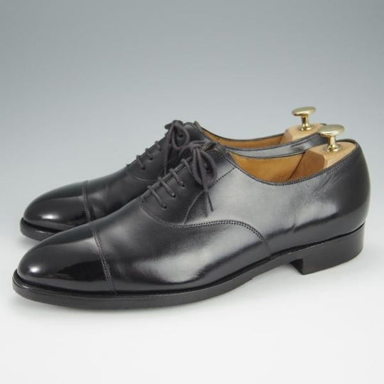 極上★ジョンロブ 8EE【貴重★2466ラストのCITY/シティ/PARISロゴ】ストレートチップ/カーフ/黒/メンズ/JOHN LOBB★h583