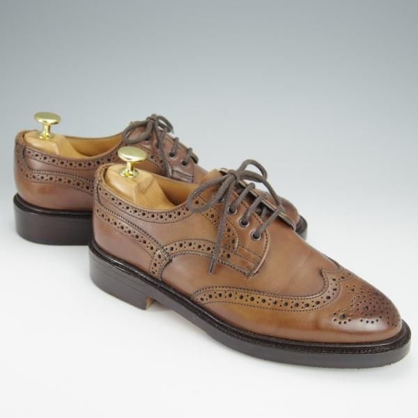 極上★トリッカーズ(レディース) SIZE 4.5【★カントリーシューズ/L6657】コーヒーバーニッシュ/フルブローグ/カーフ/短靴/Tricker's★h584