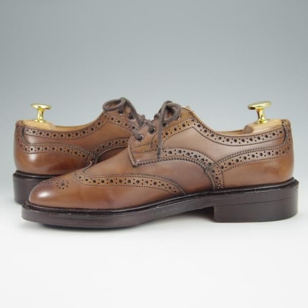 極上★トリッカーズ(レディース) SIZE 4.5【★カントリーシューズ/L6657】コーヒーバーニッシュ/フルブローグ/カーフ/短靴/Tricker's★h584