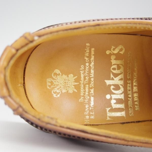 極上★トリッカーズ(レディース) SIZE 4.5【★カントリーシューズ/L6657】コーヒーバーニッシュ/フルブローグ/カーフ/短靴/Tricker's★h584