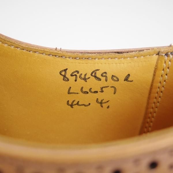 極上★トリッカーズ(レディース) SIZE 4.5【★カントリーシューズ/L6657】コーヒーバーニッシュ/フルブローグ/カーフ/短靴/Tricker's★h584