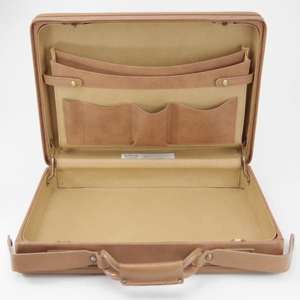 極上★(米)ハートマン/hartmann luggage【雨の日にも使える仕様★アタッシュケース/薄茶】メンズ/ビジネス/バッグ/ブリーフケース/鞄★N5786
