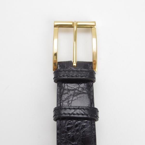 JM WESTON クロコダイルレザー ホワイトベルト JM WESTON クロコダイルレザー ホワイトベルト メンズ