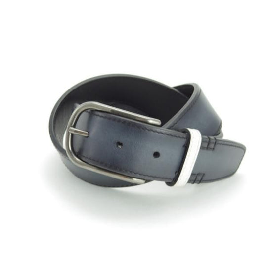 美品★(仏)ベルルッティ 30インチ/75cm【高額★レザー/ベルト/紺】本革/メンズ/ビジネス/Berluti★h590