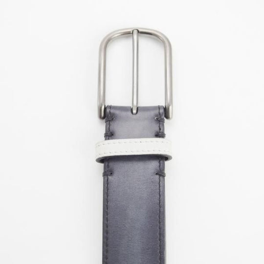 美品★(仏)ベルルッティ 30インチ/75cm【高額★レザー/ベルト/紺】本革/メンズ/ビジネス/Berluti★h590