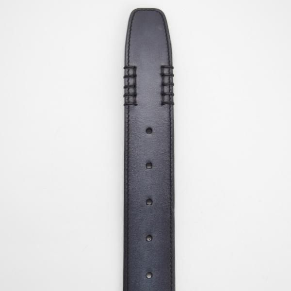 美品★(仏)ベルルッティ 30インチ/75cm【高額★レザー/ベルト/紺】本革/メンズ/ビジネス/Berluti★h590