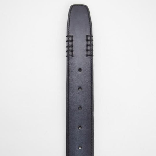 美品★(仏)ベルルッティ 30インチ/75cm【高額★レザー/ベルト/紺】本革/メンズ/ビジネス/Berluti★h590