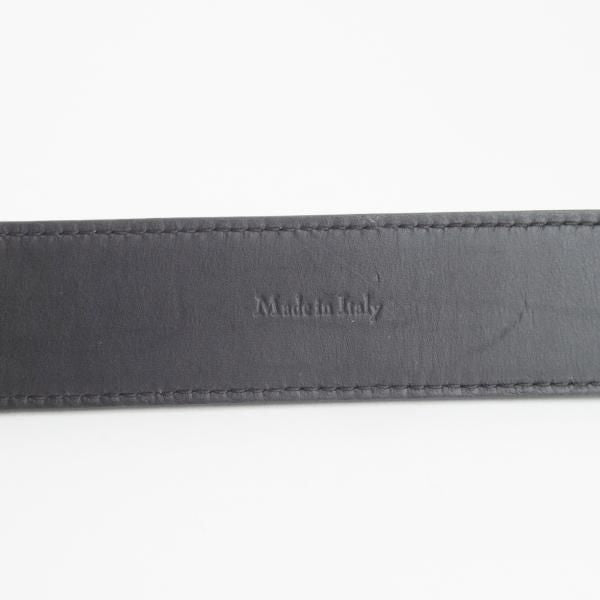 美品★(仏)ベルルッティ 30インチ/75cm【高額★レザー/ベルト/紺】本革/メンズ/ビジネス/Berluti★h590