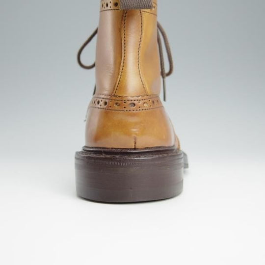 美品★トリッカーズ SIZE 7.5【現行定価￥96,800-★ダイナイトソール/MALTON/モールトン】1001/Burnished/カーフ/薄茶/Tricker's★h592