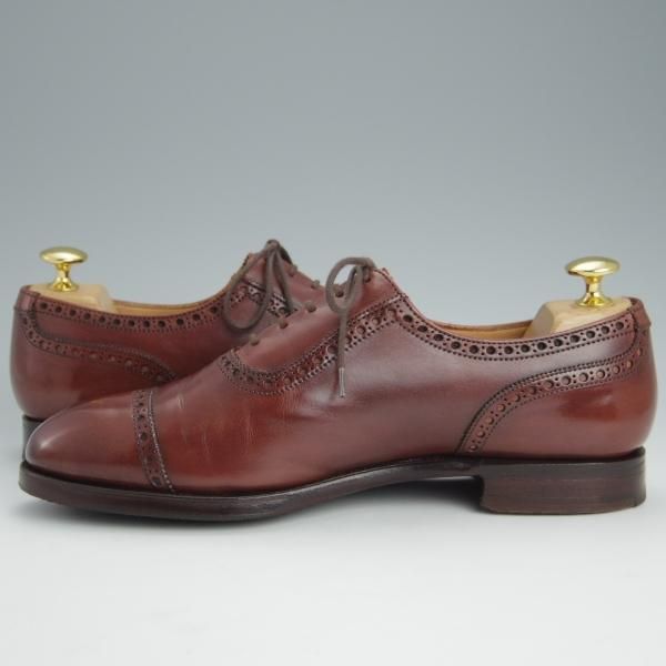 極上★クロケット&ジョーンズ 5.5E【定価￥84,700-★マスターロイド/SURREY/ハンドグレード】カーフ/茶/メンズ/Crockett&Jones★h594