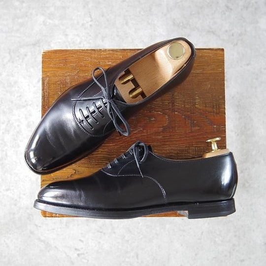 極上★クロケット&ジョーンズ 6D【貴重★(独)エドワードマイヤー別注/FULHAM】353ラスト/カーフ/黒/Eduard Meier/Crockett&Jones★h595