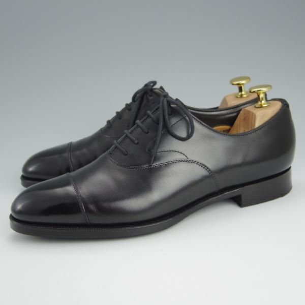 極上★エドワードグリーン UK6程度/6.5C【定価￥174,900-★チェルシー/CHELSEA/202ラスト】ストレートチップ/黒/EDWARD GREEN★h597