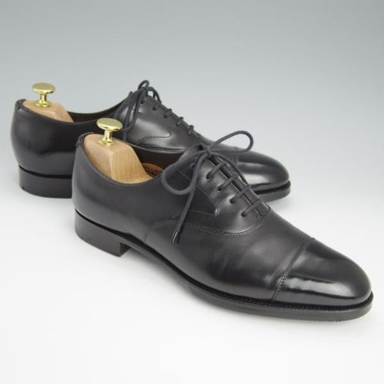 極上★エドワードグリーン UK6程度/6.5C【定価￥174,900-★チェルシー/CHELSEA/202ラスト】ストレートチップ/黒/EDWARD GREEN★h597