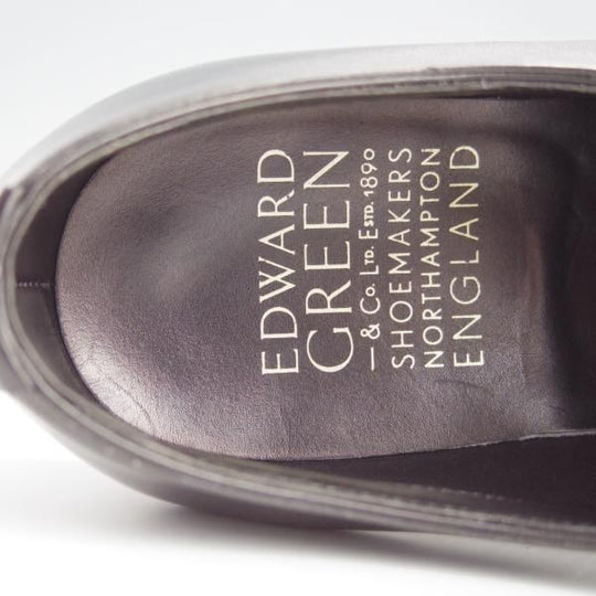 極上★エドワードグリーン UK6程度/6.5C【定価￥174,900-★チェルシー/CHELSEA/202ラスト】ストレートチップ/黒/EDWARD GREEN★h597