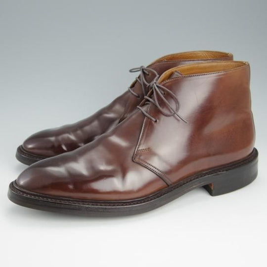 極上★クロケット&ジョーンズ UK10/US10.5D【貴重★コードバン/茶/ラルフローレン別注】ブーツ/Ralph Lauren/Crockett&Jones★h598