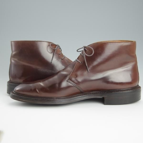極上★クロケット&ジョーンズ UK10/US10.5D【貴重★コードバン/茶/ラルフローレン別注】ブーツ/Ralph Lauren/Crockett&Jones★h598