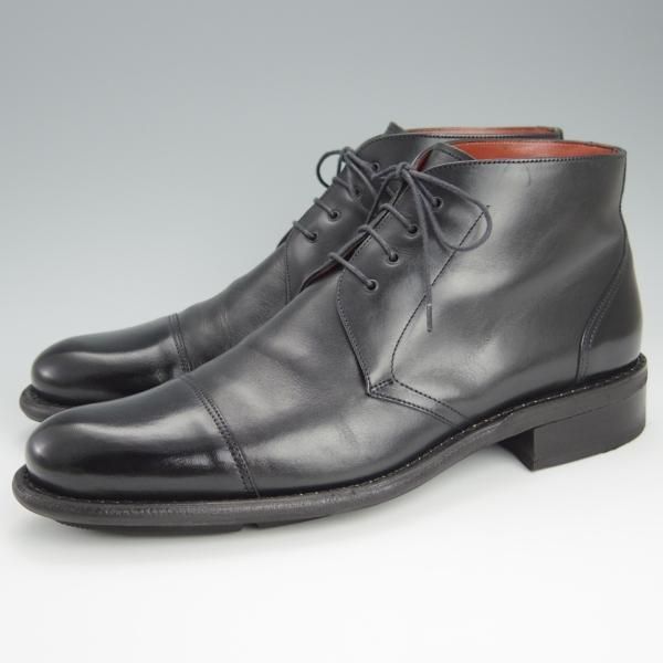 美品★パラブーツ SIZE 7.5【定価￥68,200-★LORSEN/チャッカブーツ】アクティブソール/カーフ/黒/メンズ/Paraboot★h600