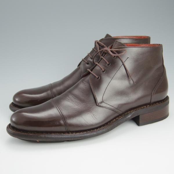 美品★パラブーツ SIZE 7.5【定価￥68,200-★LORSEN/チャッカブーツ】アクティブソール/カーフ/濃茶/メンズ/Paraboot★h603