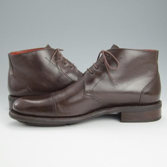 美品★パラブーツ SIZE 7.5【定価￥68,200-★LORSEN/チャッカブーツ】アクティブソール/カーフ/濃茶/メンズ/Paraboot★h603