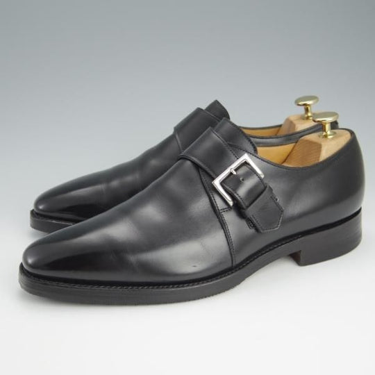 ★ジョンロブ 7.5EE【★モンクストラップ/NEWLAND/8000ラスト】カーフ/黒/メンズ/JOHN LOBB★h607