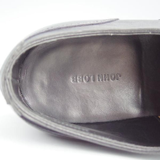 極上★ジョンロブ 6E【★WREN/7000ラスト】ダービーシューズ/セミブローグ/カーフ/黒/メンズ/JOHN LOBB★h609