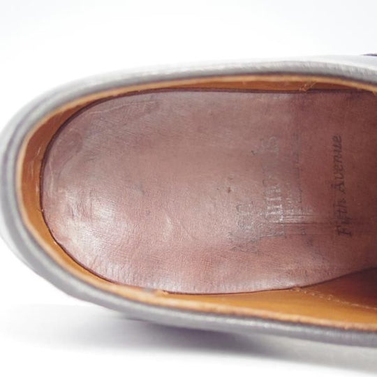 極上★(米)アレンエドモンズ 7D【現行定価7.5万円程度★パンチドキャップトゥ/Fifth Avenue】カーフ/黒/メンズ/ALLEN EDMONDS★h611