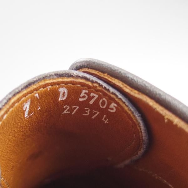 極上★(米)アレンエドモンズ 7D【現行定価7.5万円程度★パンチドキャップトゥ/Fifth Avenue】カーフ/黒/メンズ/ALLEN EDMONDS★h611