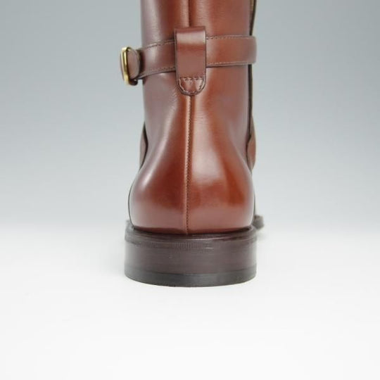 極美品★(伊)タニノクリスチー SIZE 6【定価￥210,000-★ブラックラピド製法/ジョッパーブーツ】FLASOTTO/茶/TANINO CRISCI★h613