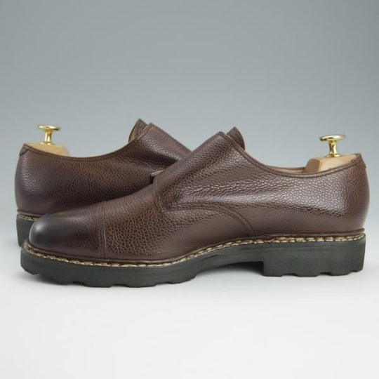 極美品★パラブーツ SIZE 8【定価￥74,800-★ウィリアム/WILLIAM】ユナイテッドアローズ別注/シボ革/ダブルモンク/濃茶/Paraboot★h618