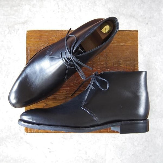 未使用★ユニオンインペリアル SIZE 7【定価￥47,300-★ダイナイトソール仕様/チャッカブーツ/U1120】黒/メンズ/Union Imperial★h620