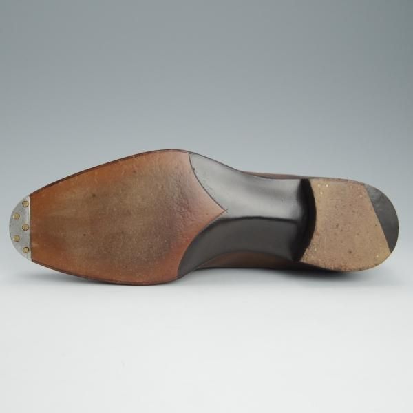 極美品★(英)ガジアーノ&ガーリング 6.5E【定価￥250,800-★EG/ドーバー似寄モデル】ISHAM/GG06ラスト/Uチップ/茶/GAZIANO&GIRLING★h621