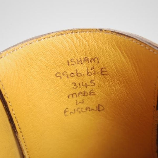 極美品★(英)ガジアーノ&ガーリング 6.5E【定価￥250,800-★EG/ドーバー似寄モデル】ISHAM/GG06ラスト/Uチップ/茶/GAZIANO&GIRLING★h621