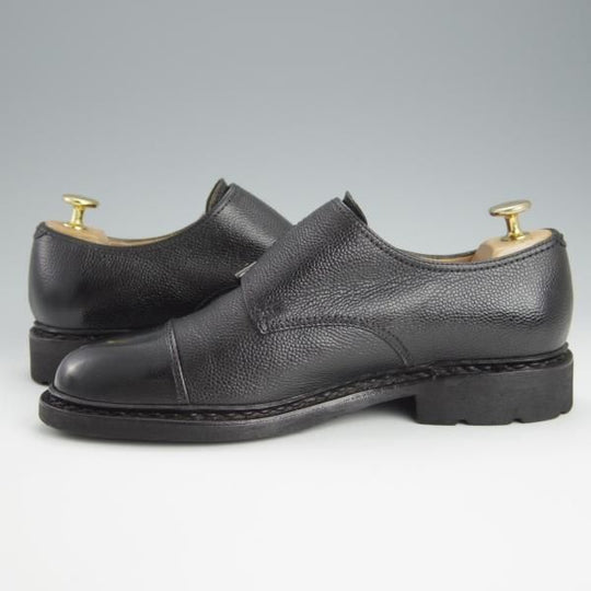 美品★パラブーツ SIZE 5.5【定価￥71,500-★POE/ビームスF別注】ダブルモンク/グレインレザー/黒/メンズ/BEAMS F/Paraboot★h623