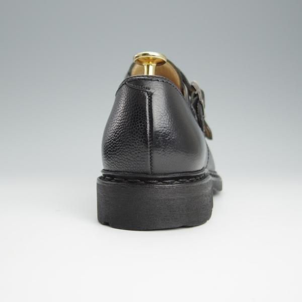 美品★パラブーツ SIZE 5.5【定価￥71,500-★POE/ビームスF別注】ダブルモンク/グレインレザー/黒/メンズ/BEAMS F/Paraboot★h623