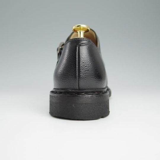 美品★パラブーツ SIZE 5.5【定価￥71,500-★POE/ビームスF別注】ダブルモンク/グレインレザー/黒/メンズ/BEAMS F/Paraboot★h623