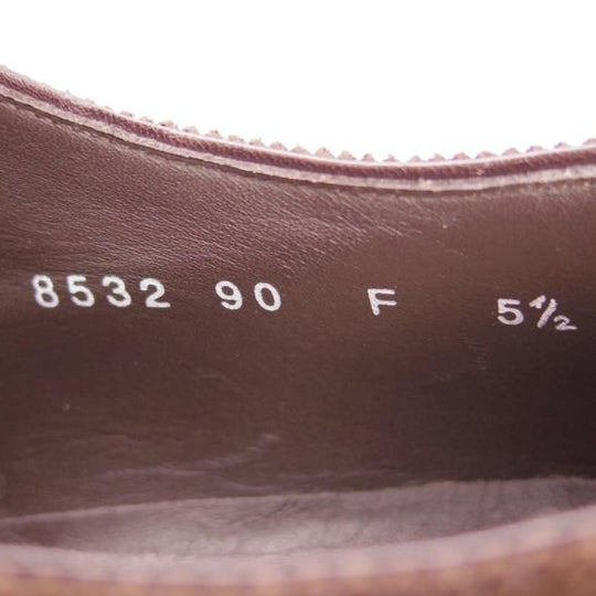 未使用★(伊)サントーニ SIZE 5.5【上級★グッドイヤーウェルテッド製法/BEAMS F別注】8532/スエード/濃茶/メンズ/BEAMS/Santoni★h624